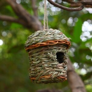Creative Straw Birds Nest Handicraft